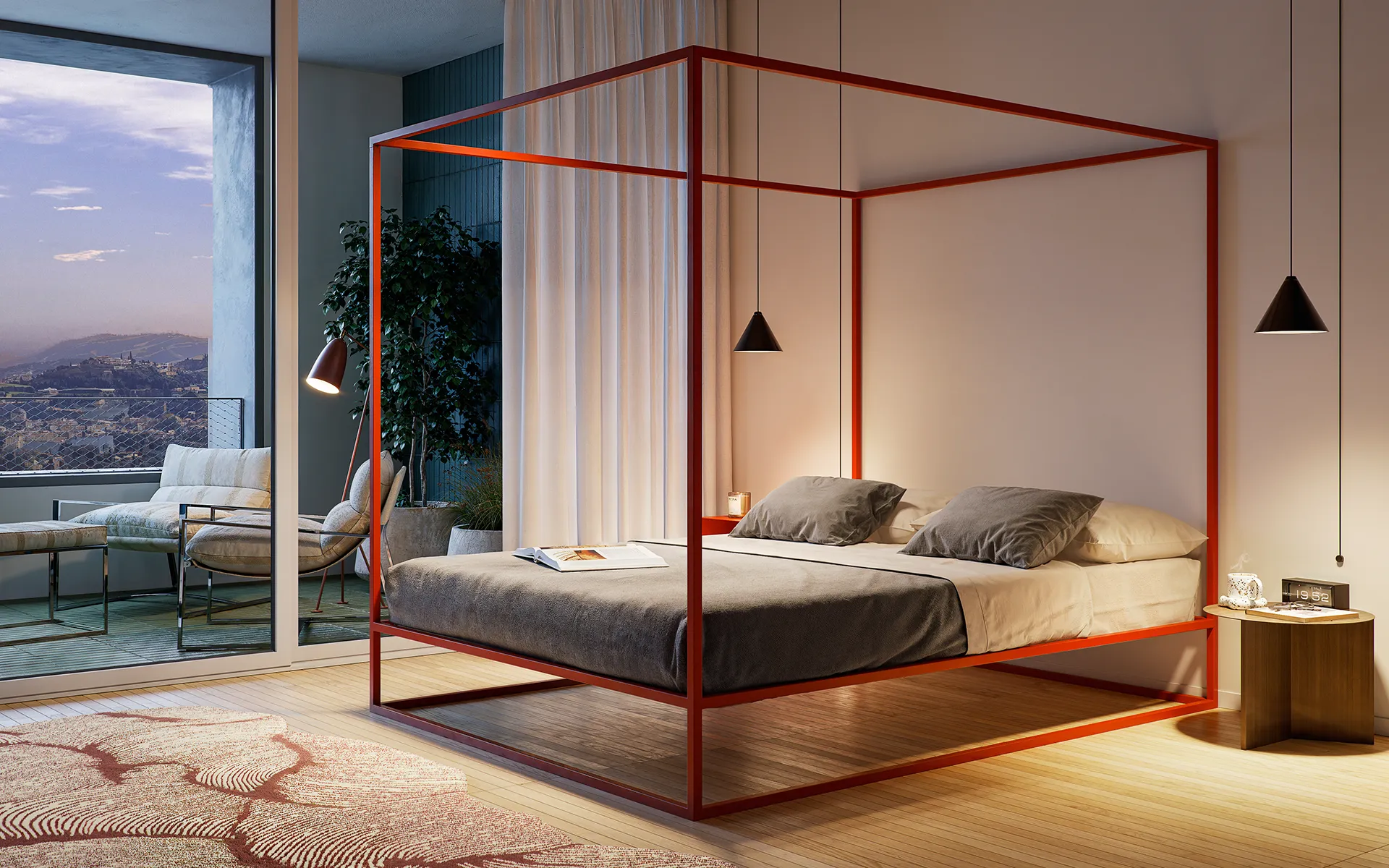 Trilocale con arredi di design personalizzabili nelle residenze Futura a Firenze